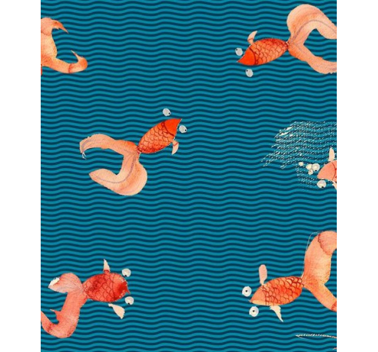 Дизайнерские обои "Red Fish"2